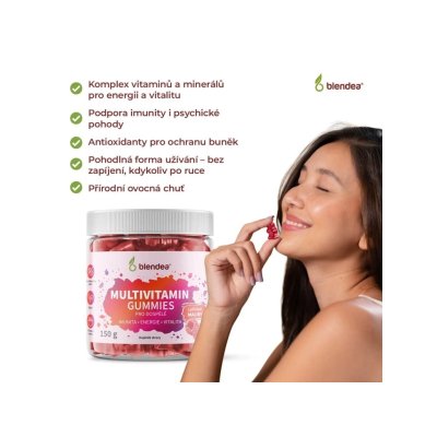 Blendea Multivitamin Gummies pro dospělé, 60 ks - obrázek