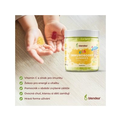 Blendea Immuno Boost Gummies pro děti, 60 ks - obrázek