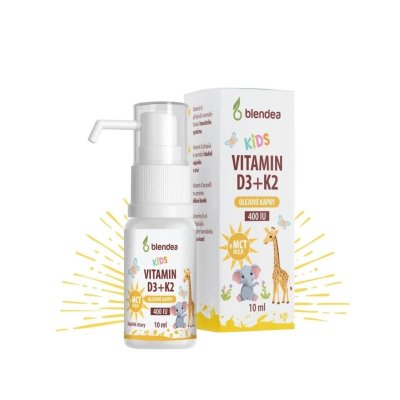 Blendea Vitamin D3 + K2 Kapky pro děti, 10 ml