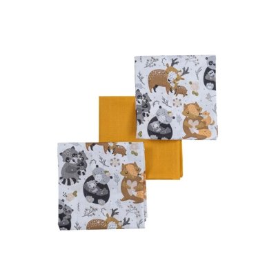 Nanna Mušelínové pleny - Fox, 3 ks - obrázek