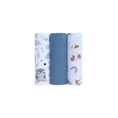 Nanna Mušelínové pleny - Little Duck, 3 ks