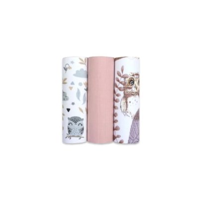 Nanna Mušelínové pleny - Owl, 3 ks