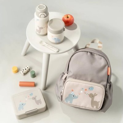 Done by Deer Dětská termoska Celebration - Písková - obrázek