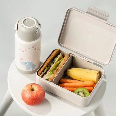 Done by Deer Dětská termoska Celebration - Písková - obrázek