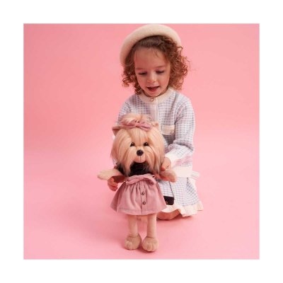 Orange Toys Lucky Doggy Plyšový pejsek Yorkšírka - Yoyo Perfect Look - obrázek