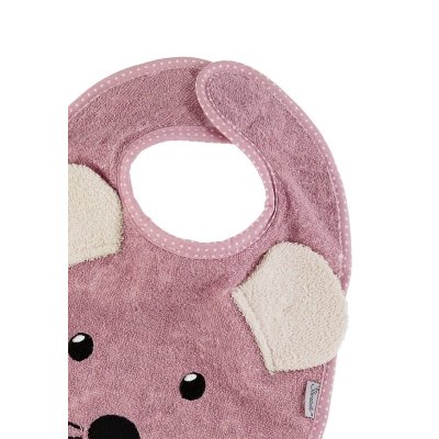 Sterntaler Dětský froté bryndák - Myška Mabel Pink - obrázek