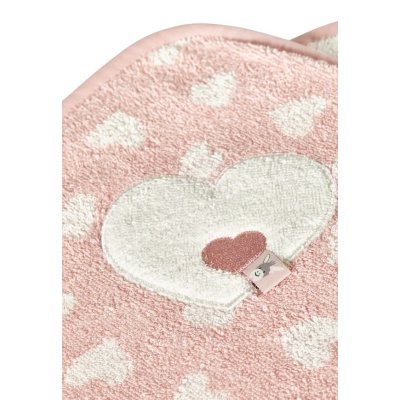 Sterntaler Kojenecká osuška s kapucí 80 x 80 cm - Oslík Emmi Pink - obrázek