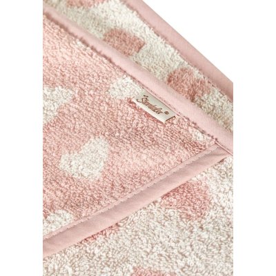 Sterntaler Kojenecká osuška s kapucí 80 x 80 cm - Oslík Emmi Pink - obrázek