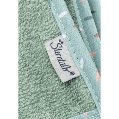 Sterntaler Kojenecká osuška s kapucí 80 x 80 cm - Kočička Lilly Green - obrázek
