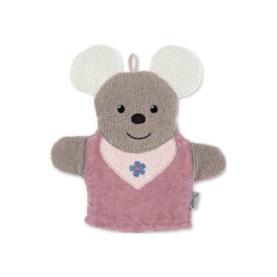 Sterntaler Mycí žínka - Myška Mabel Grey Pink