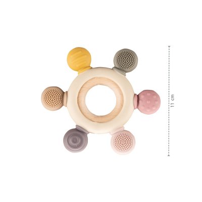 Zopa Silikonové multifunkční kousátko - Multicolor - obrázek