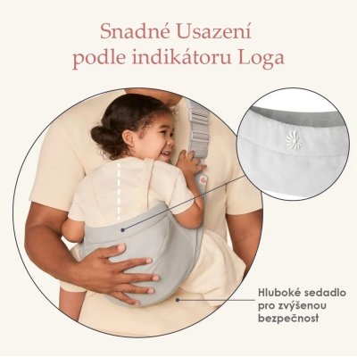 Ergobaby Nosítko Upsie Sling - Natural Beige - obrázek