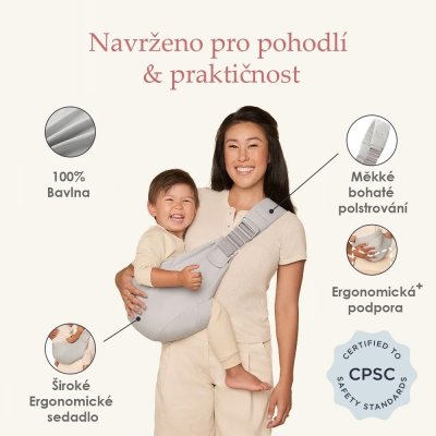 Ergobaby Nosítko Upsie Sling - Natural Beige - obrázek