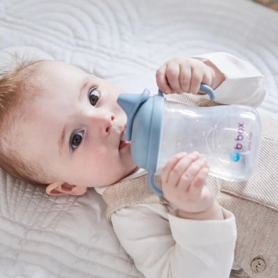 b.box Univerzální sada na pití 3v1, 240 ml - Modrá - obrázek