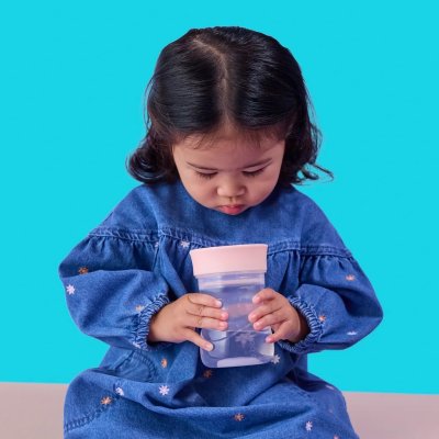 b.box Univerzální sada na pití 3v1, 240 ml - Růžová - obrázek