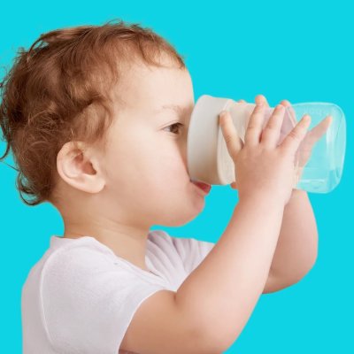 b.box Univerzální sada na pití 3v1, 240 ml - Béžová - obrázek