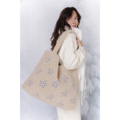 Studio Noos Taška Mom Bag Teddy - Flower Heart - obrázek