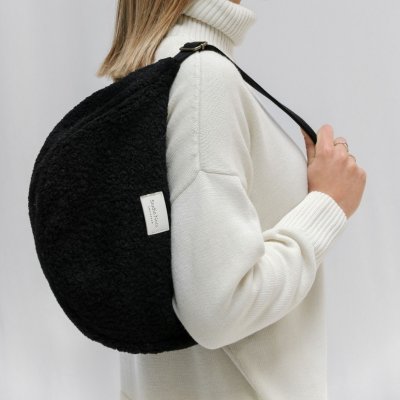 Studio Noos Crossbody ledvinka Teddy - Black