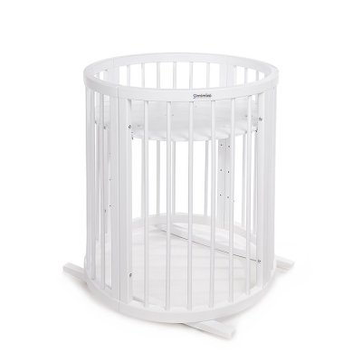 Mimiko Kulatá postýlka 7v1 Round - White - obrázek