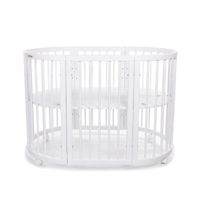 Mimiko Kulatá postýlka 7v1 Round - White - obrázek