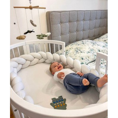 Mimiko Kulatá postýlka 7v1 Round - White - obrázek