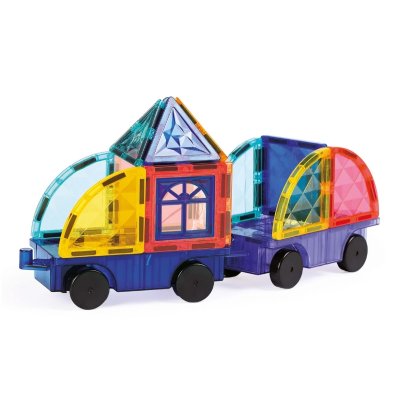 Ludi Magnetická stavebnice s auty 63 ks - obrázek