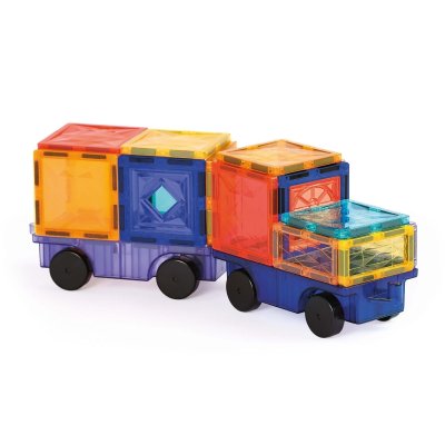 Ludi Magnetická stavebnice s auty 63 ks - obrázek