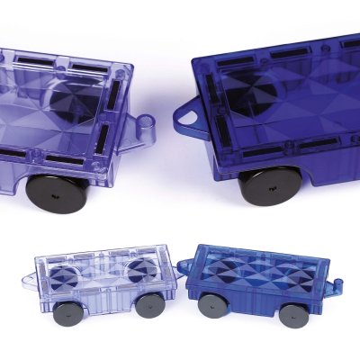 Ludi Magnetická stavebnice s auty 63 ks - obrázek