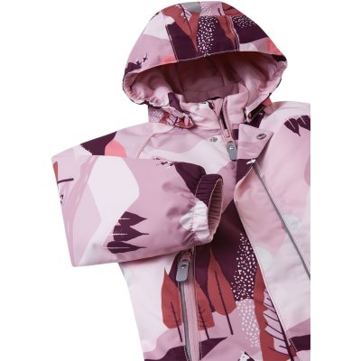 Reima Puhuri Dětská kombinéza s membránou - Grey Pink, vel. 92 - obrázek