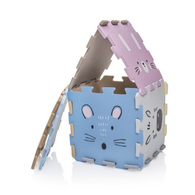 Zopa Pěnová podložka Puzzle 30 x 30 cm, 9 ks - Animals - obrázek