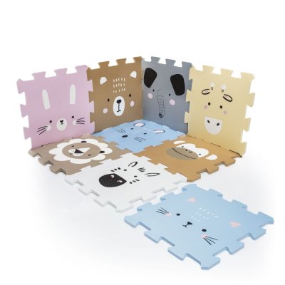 Zopa Pěnová podložka Puzzle 30 x 30 cm, 9 ks - Animals - obrázek