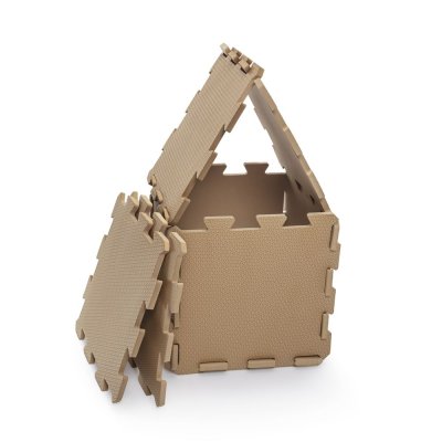 Zopa Pěnová podložka Puzzle 30 x 30 cm, 9 ks - Hazel Brown - obrázek