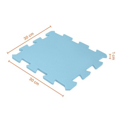 Zopa Pěnová podložka Puzzle 30 x 30 cm, 9 ks - Sugar Pink - obrázek