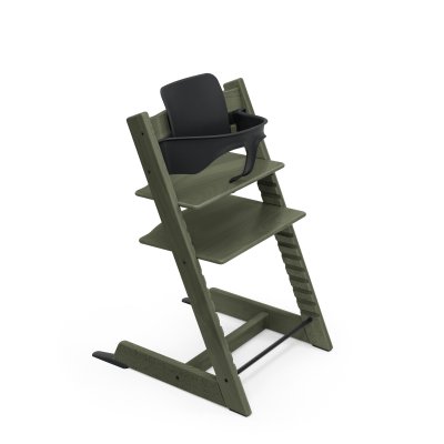 Stokke Tripp Trapp Židlička + Baby Set 2 - Marble Green/Black - obrázek