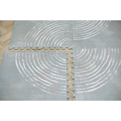 FreeOn Free2Play Pěnová hrací podložka Puzzle 6 ks - Lines - obrázek