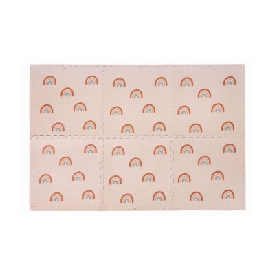 FreeOn Free2Play Pěnová hrací podložka Puzzle 6 ks - Rainbow - obrázek