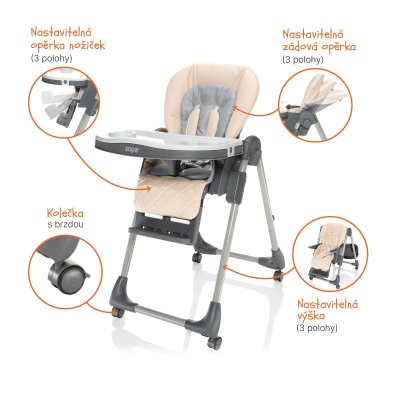 Zopa Dětská židlička Monti 2 - Diamond Green - obrázek