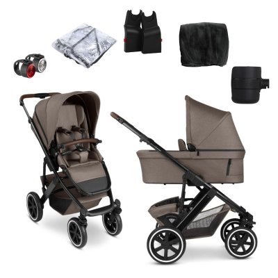 ABC Design Salsa 5 Air Kompletní kočárek + Příslušenství - Nature