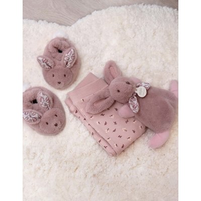 DouDou et Compagnie Dárková krabička Zajíček 15 cm - Růžová - obrázek