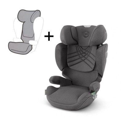 Cybex Platinum Solution T i-Fix Plus + Letní potah - Mirage Grey