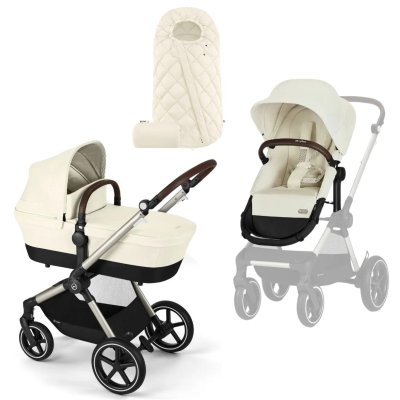 Cybex Eos Lux + Fusak Snogga - Seashell Beige/Beige