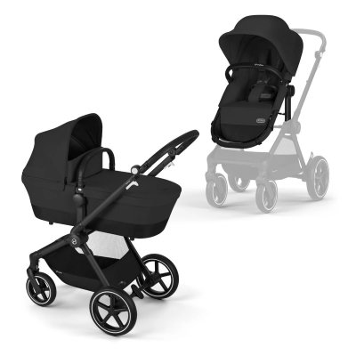 Cybex Eos Lux + Fusak Snogga - Moon Black/Black - obrázek