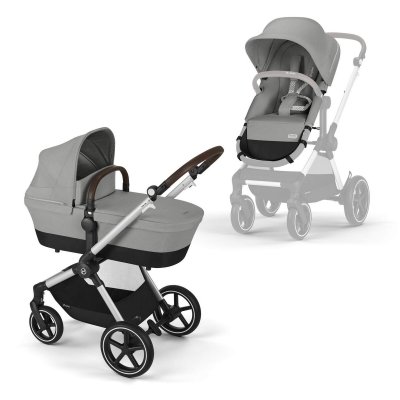 Cybex Eos Lux + Fusak Snogga - Stone Grey/Grey - obrázek