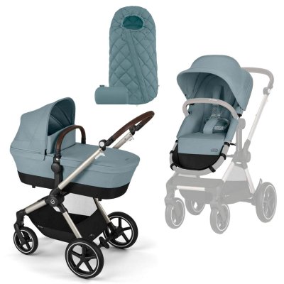 Cybex Eos Lux + Fusak Snogga - Stormy Blue/Blue