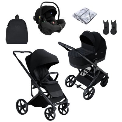 Avionaut Sirius Kompletní kočárek + Autosedačka Pixel Pro 2.0 + Příslušenství - Black
