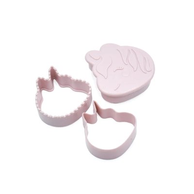 Melii Vykrajovátko na sendviče 3v1, 2 ks - Jednorožec/Kočička - obrázek