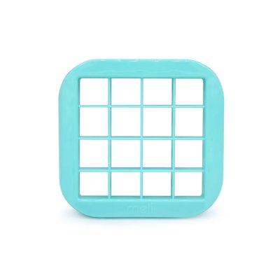 Melii Vykrajovač na sendviče Čtverec a trojúhelník, 2 ks - Modrý/Zelený - obrázek