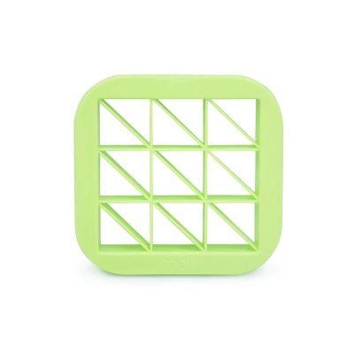 Melii Vykrajovač na sendviče Čtverec a trojúhelník, 2 ks - Modrý/Zelený - obrázek