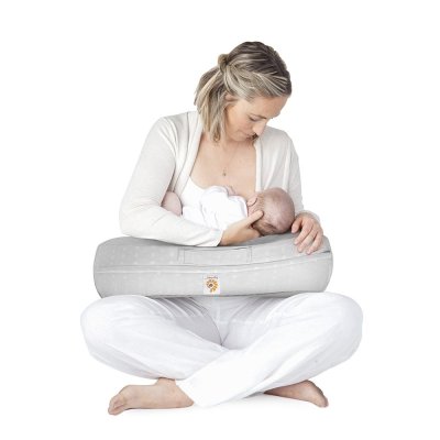 Ergobaby Ergonomický kojící polštář - Moonlight Grey - obrázek