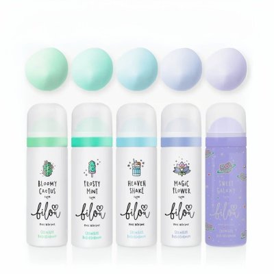 Bilou Set sprchových miniatur, 5 ks - Dreamy Rainbow